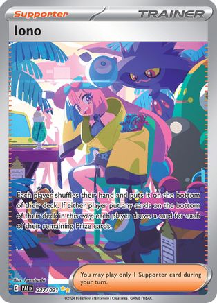 SV Paldean Fates 237/091 Iono - Holofoil - Special Illustration Rare