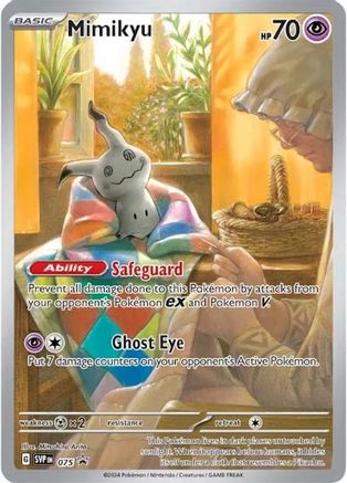 SV Scarlet & Violet Promo Cards 075 Mimikyu - Holofoil - Promo (Sealed)