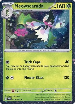 Miscellaneous Cards & Products 015/198 Meowscarada - Holofoil - Rare