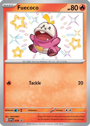 SV Scarlet & Violet Promo Cards 079 Fuecoco - Holofoil - Promo