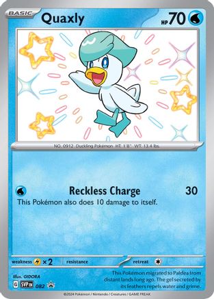 SV Scarlet & Violet Promo Cards 082 Quaxly - Holofoil - Promo