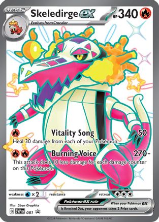 SV Scarlet & Violet Promo Cards 081 Skeledirge ex - Holofoil - Promo