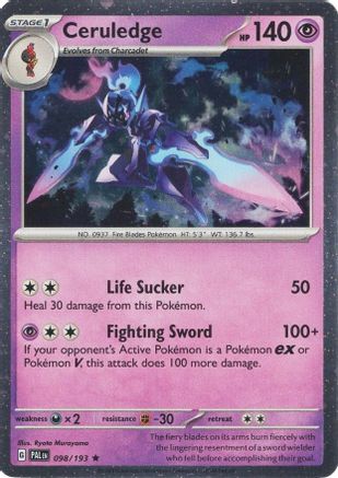 Miscellaneous Cards & Products 098/193 Ceruledge - Holofoil - Promo