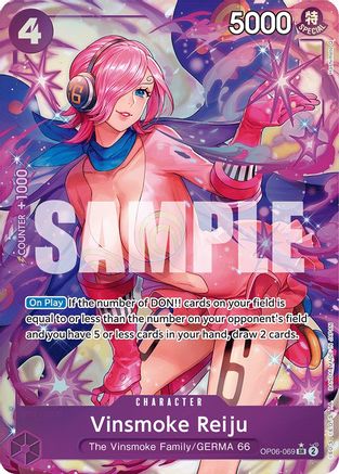 Wings of the Captain OP06-069 Vinsmoke Reiju (069) (Alternate Art) - Foil - Super Rare
