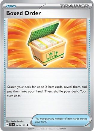 SV05 Temporal Forces 143/162 Boxed Order - Uncommon