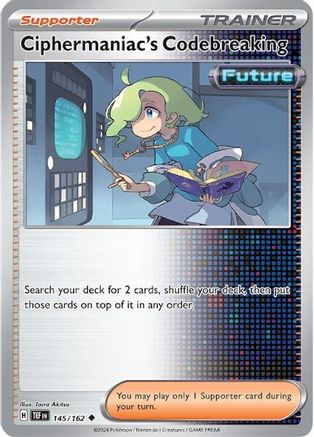 SV05 Temporal Forces 145/162 Ciphermaniac's Codebreaking - Reverse Holofoil - Uncommon