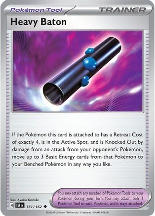 SV05 Temporal Forces 151/162 Heavy Baton - Reverse Holofoil - Uncommon