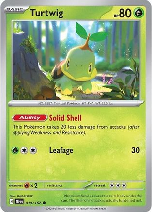 SV05 Temporal Forces 010/162 Turtwig - Common