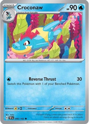 SV05 Temporal Forces 040/162 Croconaw - Common