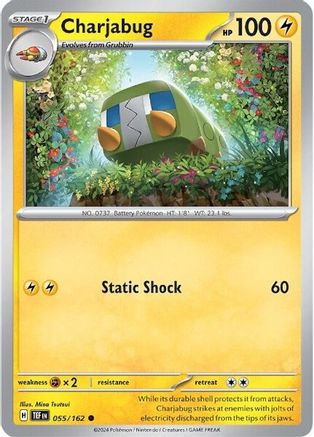 SV05 Temporal Forces 055/162 Charjabug - Reverse Holofoil - Common