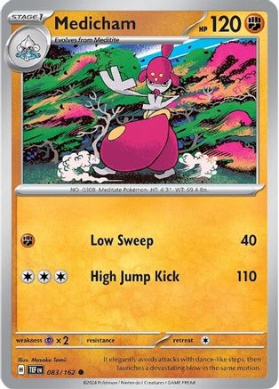 SV05 Temporal Forces 083/162 Medicham - Reverse Holofoil - Common
