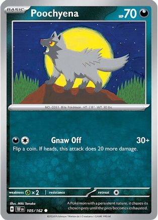 SV05 Temporal Forces 105/162 Poochyena - Common