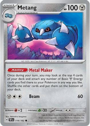 SV05 Temporal Forces 114/162 Metang - Reverse Holofoil - Common