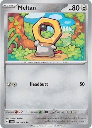 SV05 Temporal Forces 116/162 Meltan - Reverse Holofoil - Common