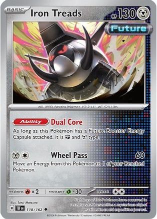 SV05 Temporal Forces 118/162 Iron Treads - Reverse Holofoil - Uncommon