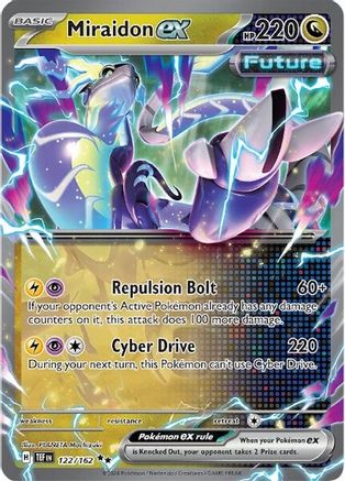 SV05 Temporal Forces 122/162 Miraidon ex - Holofoil - Double Rare