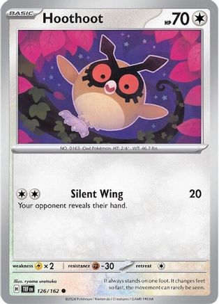 SV05 Temporal Forces 126/162 Hoothoot - Common