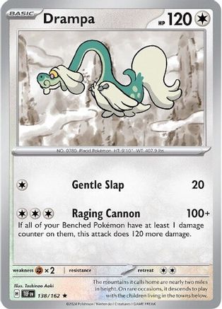 SV05 Temporal Forces 138/162 Drampa - Holofoil - Rare