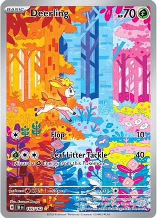 SV05 Temporal Forces 165/162 Deerling - Holofoil - Illustration Rare