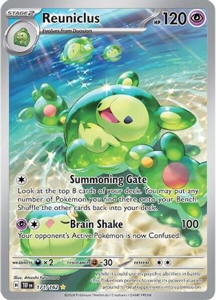 SV05 Temporal Forces 171/162 Reuniclus - Holofoil - Illustration Rare