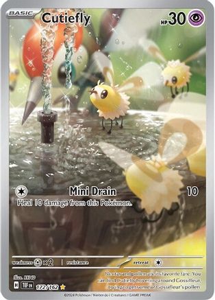SV05 Temporal Forces 172/162 Cutiefly - Holofoil - Illustration Rare