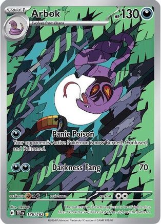 SV05 Temporal Forces 176/162 Arbok - Holofoil - Illustration Rare