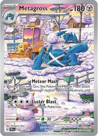 SV05 Temporal Forces 178/162 Metagross - Holofoil - Illustration Rare