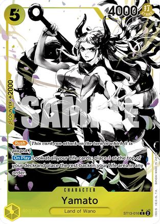 Ultra Deck The Three Brothers ST13-016 Yamato (Parallel) (ST13-016) - Foil - Common
