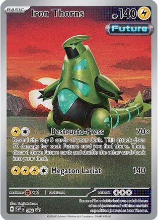 SV Scarlet & Violet Promo Cards 098 Iron Thorns - Holofoil - Promo