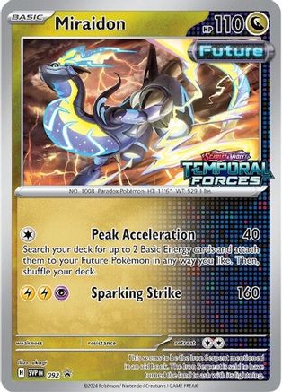 SV Scarlet & Violet Promo Cards 092 Miraidon - Holofoil - Promo