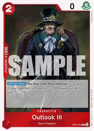 500 Years in the Future OP07-003 Outlook III (OP07-003) - Foil - Rare