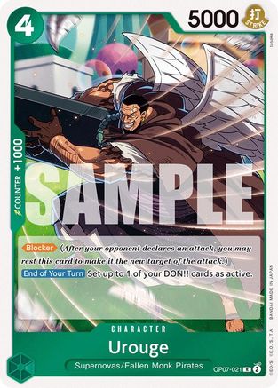 500 Years in the Future OP07-021 Urouge (OP07-021) - Foil - Rare