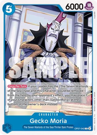 500 Years in the Future OP07-042 Gecko Moria (042) (OP07-042) - Common