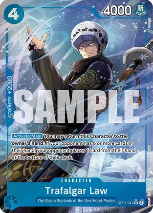 500 Years in the Future OP07-047 Trafalgar Law (047) (Parallel) (OP07-047) - Foil - Rare