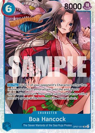 500 Years in the Future OP07-051 Boa Hancock (051) (OP07-051) - Foil - Super Rare