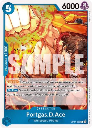 500 Years in the Future OP07-053 Portgas.D.Ace (053) (OP07-053) - Foil - Rare