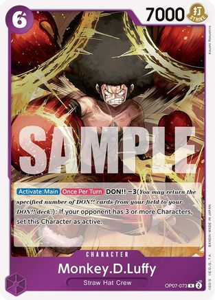 500 Years in the Future OP07-073 Monkey.D.Luffy (073) (OP07-073) - Foil - Rare