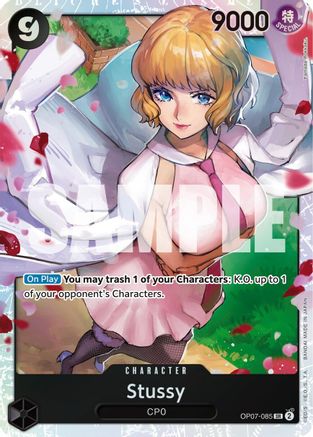 500 Years in the Future OP07-085 Stussy (OP07-085) - Foil - Super Rare