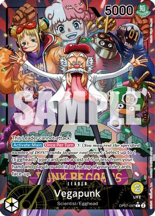 500 Years in the Future OP07-097 Vegapunk (Parallel) (OP07-097) - Foil - Leader