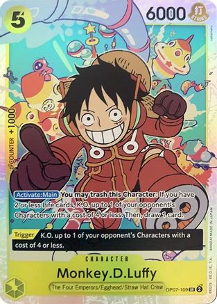 500 Years in the Future OP07-109 Monkey.D.Luffy (109) (OP07-109) - Foil - Super Rare
