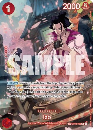 500 Years in the Future OP03-003 Izo (SP) (OP03-003) - Foil - Rare