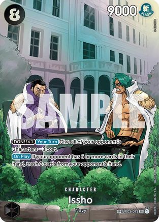 500 Years in the Future OP03-078 Issho (SP) (OP03-078) - Foil - Super Rare