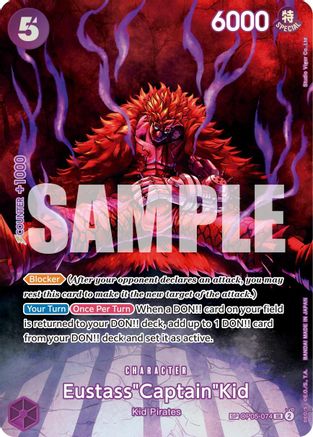 500 Years in the Future OP05-074 Eustass"Captain"Kid (SP) (OP05-074) - Foil - Super Rare