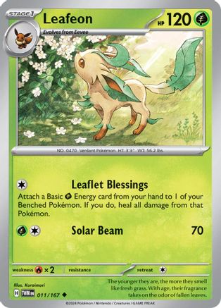 SV06 Twilight Masquerade 011/167 Leafeon - Uncommon