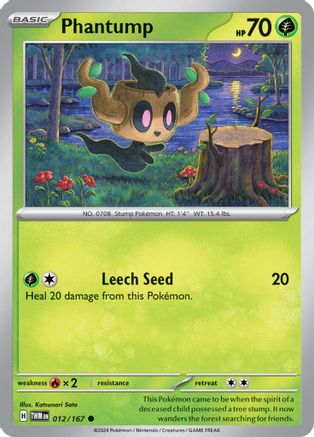 SV06 Twilight Masquerade 012/167 Phantump - Common