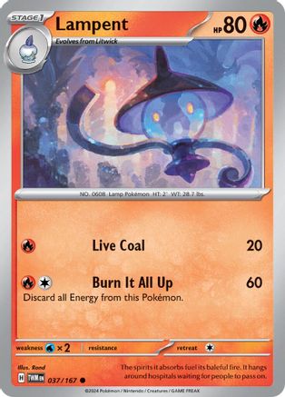 SV06 Twilight Masquerade 037/167 Lampent - Common
