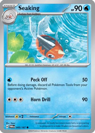 SV06 Twilight Masquerade 045/167 Seaking - Reverse Holofoil - Common