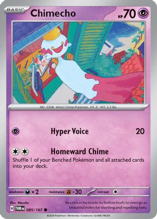 SV06 Twilight Masquerade 085/167 Chimecho - Common
