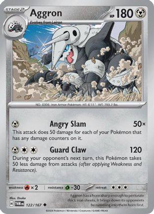 SV06 Twilight Masquerade 122/167 Aggron - Uncommon