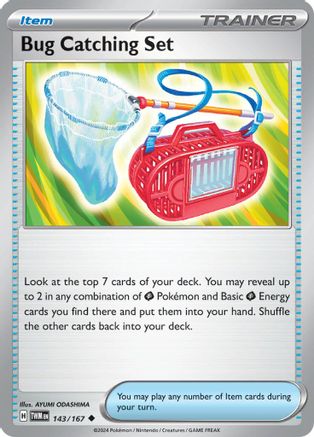 SV06 Twilight Masquerade 143/167 Bug Catching Set - Reverse Holofoil - Uncommon